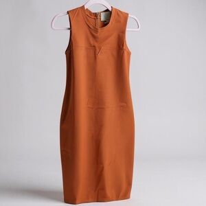 3.1 Phillip Lim‎ Fitted Minimalist Sleeveless Bodycone Mini Dress Size 0 Classic